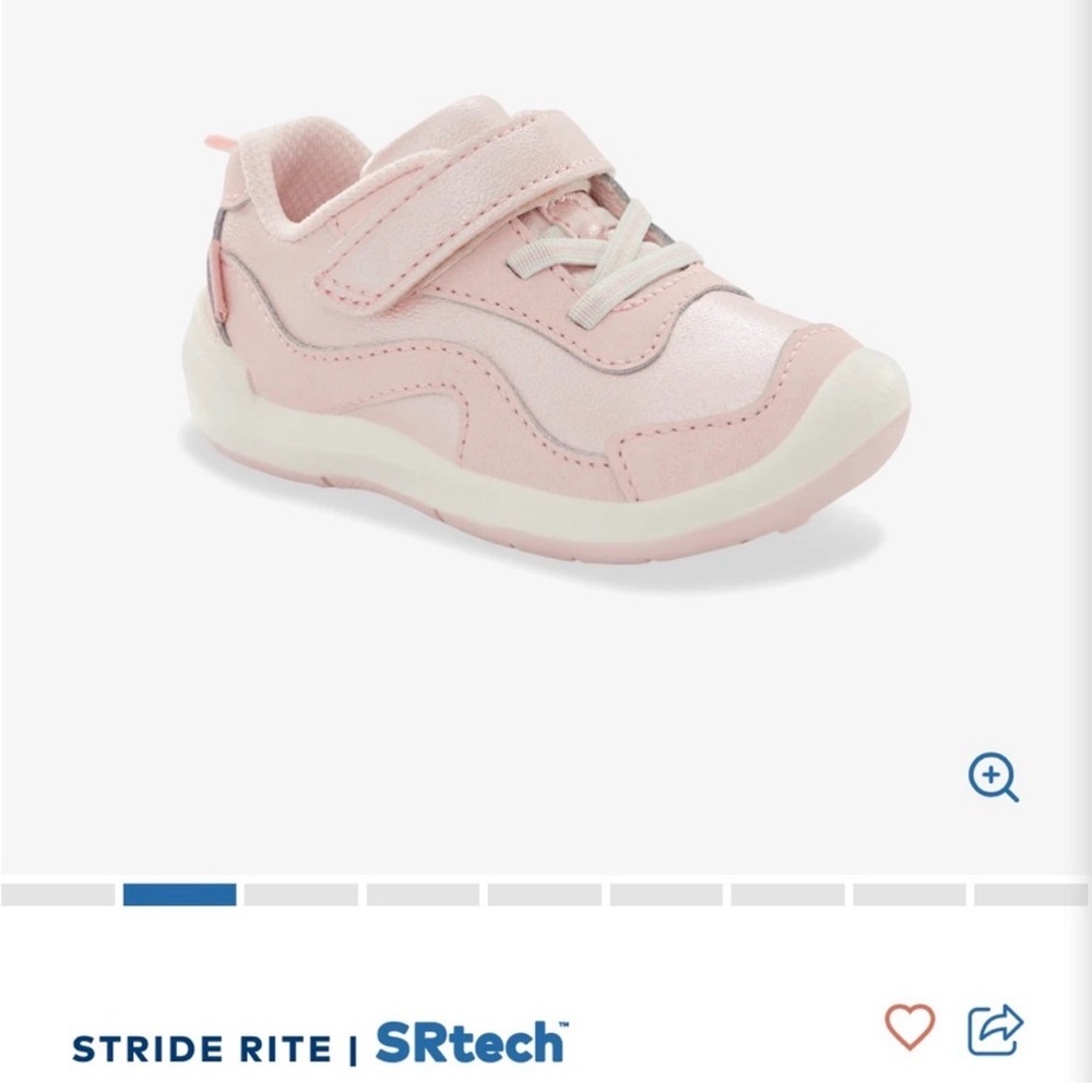 Stride Rite SRtech Winslow 2.0 Blush Light Pink Sneakers 5W